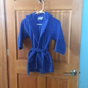 Boys terry cloth robe with tie waist.